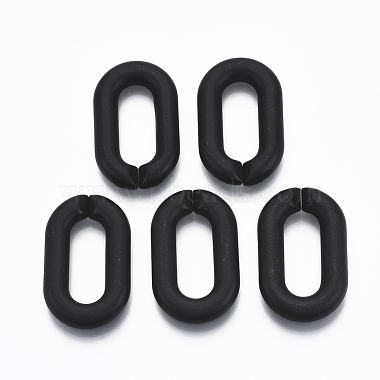 Black Oval Plastic Quick Link Connectors