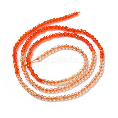 2 Colors Transparent Glass Beads Strands(GLAA-G093-01F)-2