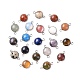 Natural & Synthetic Mixed Gemstone Connector Charms(G-D059-01D)-1