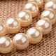 Chapelets de perles de rocaille polie de grade A(BSHE-M027-6mm-24)-1