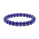 Dyed Natural Malaysia Jade Round Beads Stretch Bracelets Set(BJEW-JB06955)-8