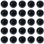 2 Strands Round Natural Black Onyx(Dyed & Heated) Beads Strands, 8mm, Hole: 1mm, about 48pcs/strand, 15.1 inch(G-SP0001-24)