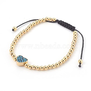 Nylon Thread Braided Bead Bracelets(BJEW-JB04013-M)-2