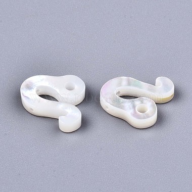 Perles de coquillage blanc naturel(X-SSHEL-ZX004-02J)-2