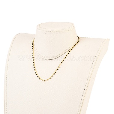 Brass Glass Beaded   Necklaces(X-NJEW-JN03135-03)-5