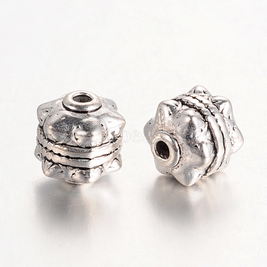 10mm Round Alloy Beads