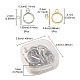 10 Sets 2 Styles 304 Stainless Steel Toggle Clasps(STAS-YW0001-64)-4