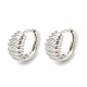 Brass Hoop Earrings(EJEW-L211-011D-P)-1