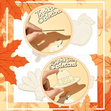 Thanksgiving Day Theme Unfinished Wood Cutouts(WOOD-CJC0009-03)-3