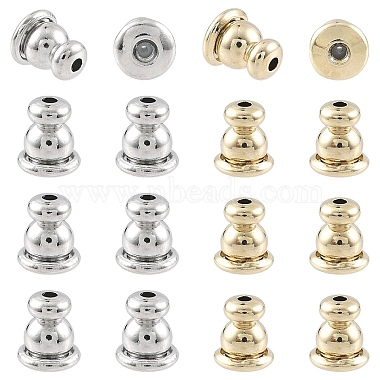 20Pcs 2 Colors Brass Ear Nuts(KK-YW0004-63)-1