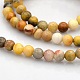 Natural Crazy Agate Round Beads Strands(G-N0120-16-4mm)-1