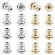 20Pcs 2 Colors Brass Ear Nuts(KK-YW0004-63)-1