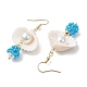 5Pair Shell Glass Dangle Earrings(EJEW-MZ00424)-6