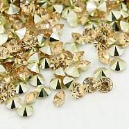 Grade AAA Pointed Back Resin Rhinestones, Diamond Shape, Peru, 3mm, about 14400pcs/bag(CRES-R120-3.0mm-20)