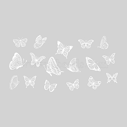 PVC Wall Stickers, for Home Living Room Bedroom Wall Decoration, Butterfly Pattern, 800x350mm(DIY-WH0377-203)