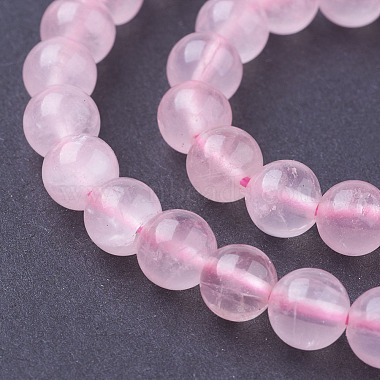 Natural Rose Quartz Beads Strands(X-G-C076-6mm-3)-3