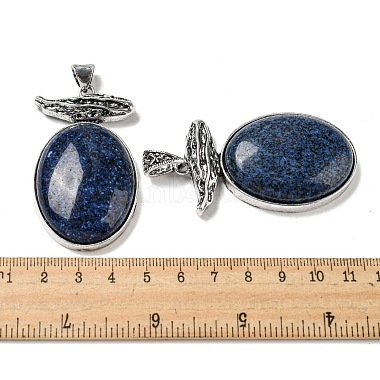 Natural Lapis Lazuli Big Pendants(G-Z050-09B)-3