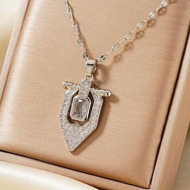 Arrow Cubic Zirconia Necklaces