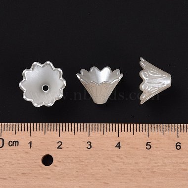 Мульти лепесток цветка абс пластика имитация жемчуга бусины(X-OACR-R016-25)-4
