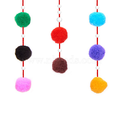 DIY Pom Pom Ball Decoration Making Kits(DIY-SZ0001-39A)-2