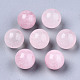 Perlas naturales de cuarzo rosa(G-R483-13-8mm)-2