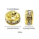 Brass Rhinestone Spacer Beads(RB-YW0001-04A-01G)-5