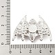 alliage avec pendentifs en strass de verre(FIND-B033-01B-P)-3