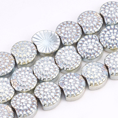 Electroplate Non-magnetic Synthetic Hematite Beads Strands(G-T061-168)-2