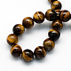 Natural Tiger Eye Round Beads Strands(G-S177-14mm)-2