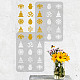 Plastic Drawing Painting Stencils Templates(DIY-WH0396-0020)-4