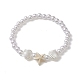 bracelet extensible en perles d'imitation en plastique abs(BJEW-JB10104-03)-1