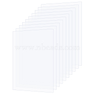 Transparent Acrylic for Picture Frame, Rectangle, Clear, 25.3x20.2x0.07cm, 10pcs/set(DIY-WH0204-82D)