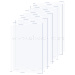 Transparent Acrylic for Picture Frame, Rectangle, Clear, 25.3x20.2x0.07cm, 10pcs/set(DIY-WH0204-82D)