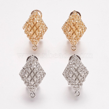 Mixed Color Alloy Stud Earrings