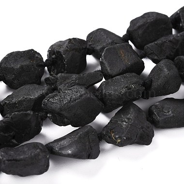Black Nuggets Natural Gemstone Beads
