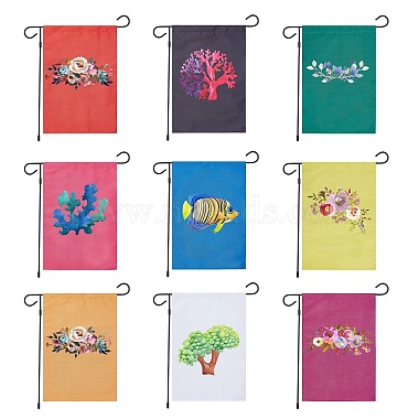 Polyester Garden Flag(AJEW-WH0118-87I)-6