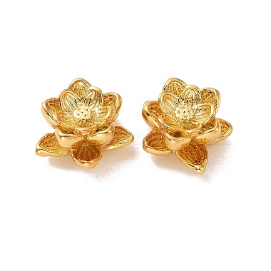 Golden Flower Brass Beads