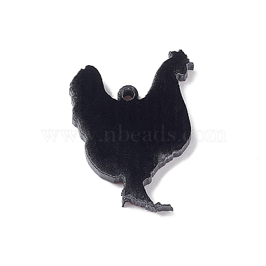 Pendentifs acryliques opaques d'animaux de simulation mignons(SACR-P017-01B)-2