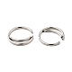 Crescent Moon Shape 316 Surgical Stainless Steel Hoop Nose Rings(AJEW-I065-01P)-2