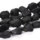 Rough Raw Natural Black Spinel Beads Strands(G-G010-10)-1