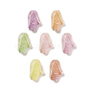 Plastics Beads, Craft Beads, Mixed Color, Corn, 11.5x8x5mm, Hole: 1.6mm, about 1470pcs/500g(KY-B004-17C)