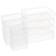 12Pcs 3 Styles Transparent Plastic Storage Boxes, Bead Containers with Hinged Lid, Rectangle, Clear, 4.6~8.74x6.36~11.5x2.06~2.8cm, 4pcs/style(CON-BC0007-35)