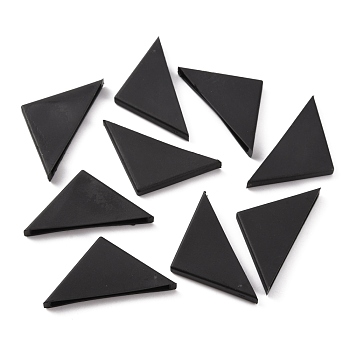 Plastic Triangle Corner Protector, Guards Cover Cushion, for Ceramic, Glass, Metal Sheet Transportation Protection, Black, 24.5x50x5mm, Inner Size: 45x3.3mm