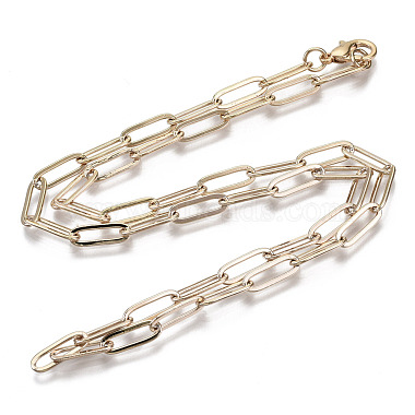 Brass Paperclip Chains(MAK-S072-12B-G)-3