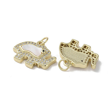 Brass Micro Pave Cubic Zirconia Charms(KK-G485-24B-G)-2