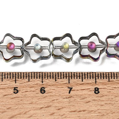 Electroplated Transparent Glass Beads Strands(GL-CBA98F0-09A)-4
