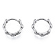 316 Surgical Stainless Steel Bamboo Stick Hoop Earrings for Men Women(EJEW-N052-12)-1