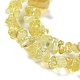 citrine naturelle brins de perles(G-E607-A07)-4