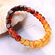 Cube Natural Amber Stretch Bracelets for Women(FIND-PW0021-01B)-1