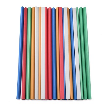 AHADERMAKER 20pcs 5 Colors Plastic File Folders Organizer Sliding Bar, Strip, Mixed Color, 310x10x10mm, 4pcs/color